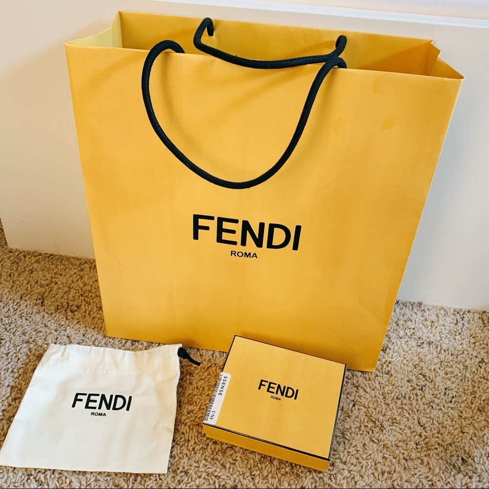 Fendi gift bag, gift box and dust bag